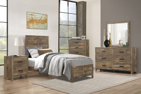 Allura Silver Queen Bed, LED Lighting from Homelegance - Luna Furniture