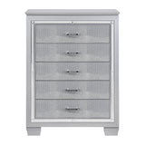 Allura Black Vanity Dresser with Mirror from Homelegance - Luna Furniture