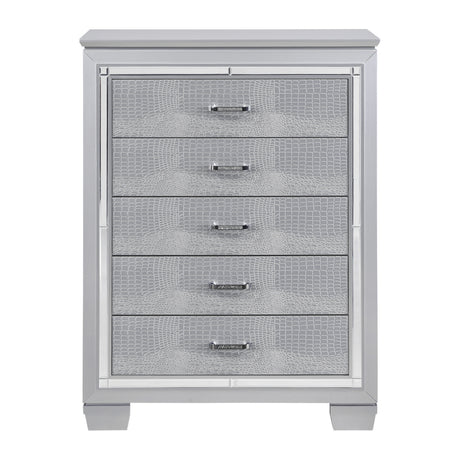 Allura Black Vanity Dresser with Mirror from Homelegance - Luna Furniture