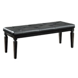 Allura Black Bedroom Bench from Homelegance - Luna Furniture