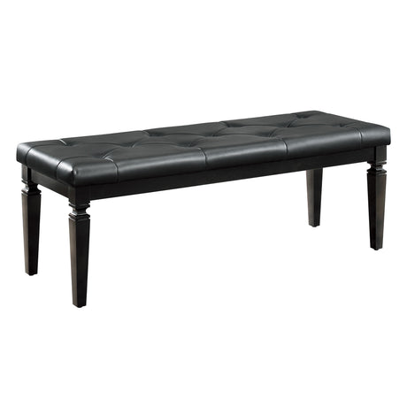 Allura Black Bedroom Bench from Homelegance - Luna Furniture