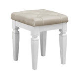 Allura White Queen Bed, LED Lighting