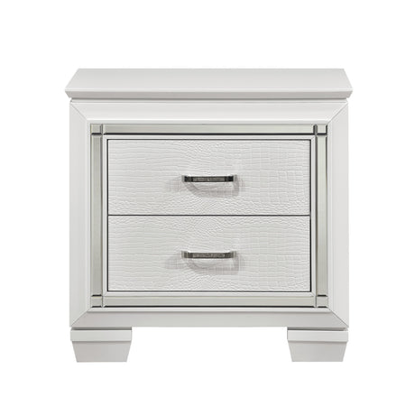 Allura White Vanity Dresser with Mirror from Homelegance - Luna Furniture