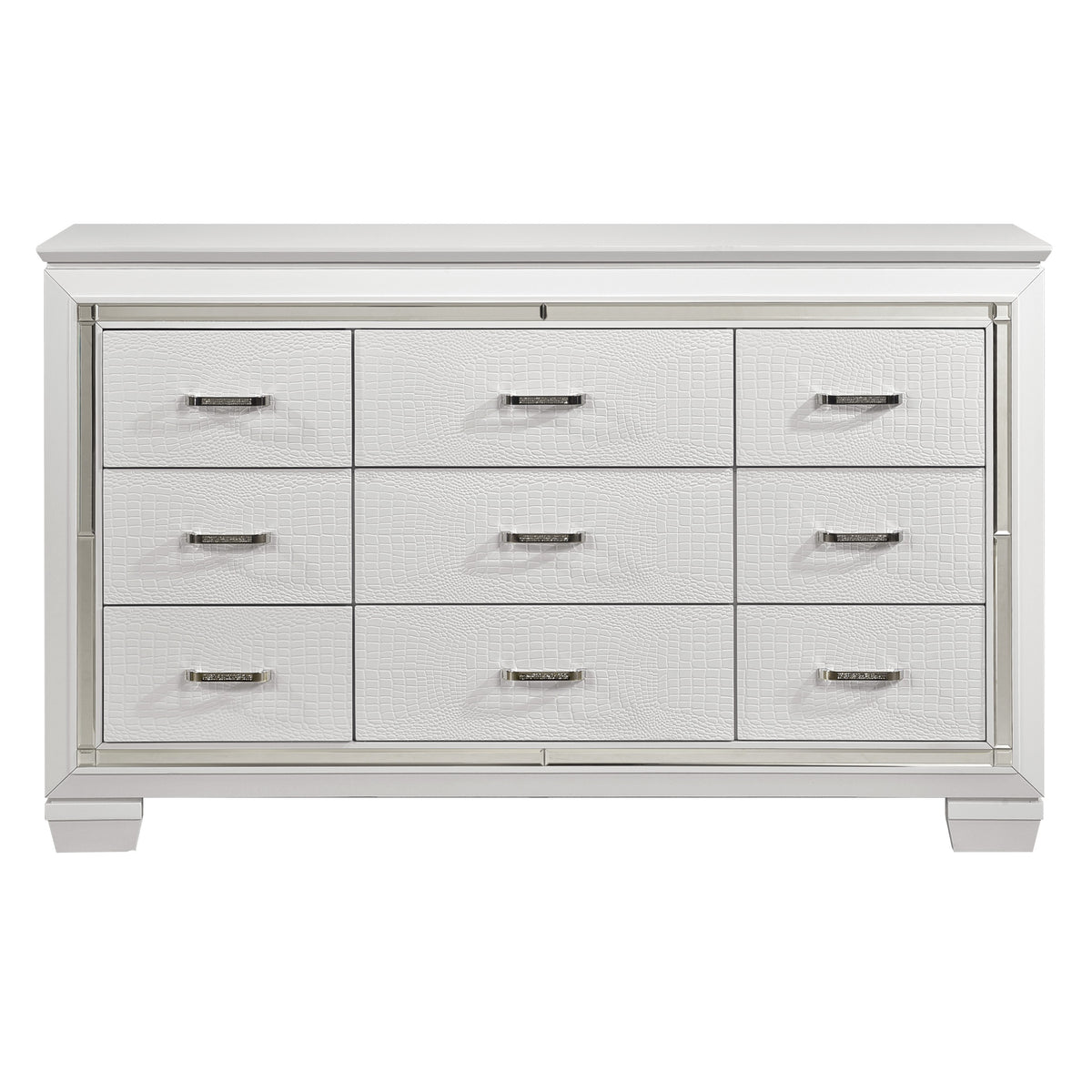 Allura White Nightstand from Homelegance - Luna Furniture