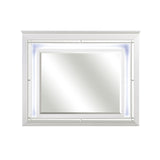 Allura White Vanity Dresser with Mirror from Homelegance - Luna Furniture