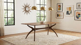 Randolph Sheesham and Brown 79-inch Smart Top Rectangular Dining Table