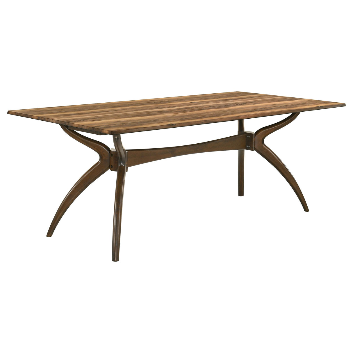 Randolph 79-inch Smart Top Rectangular Dining Table Sheesham and Brown from Coaster - Luna Furniture