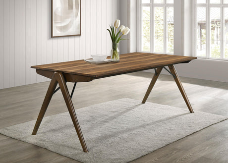 Randolph Sheesham/Brown 79-inch Rectangular Dining Table from Coaster - Luna Furniture
