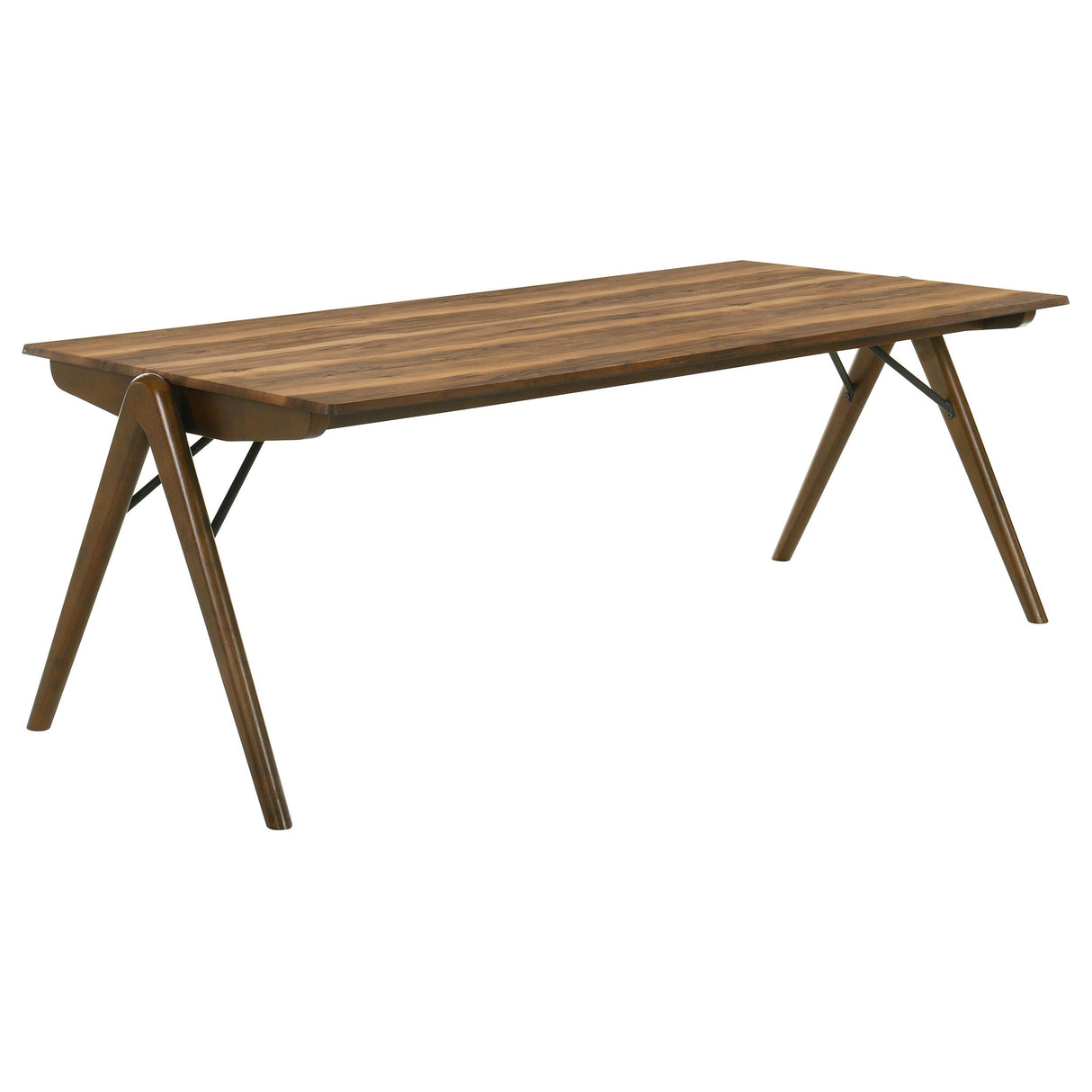 Randolph Sheesham/Brown 79-inch Rectangular Dining Table from Coaster - Luna Furniture