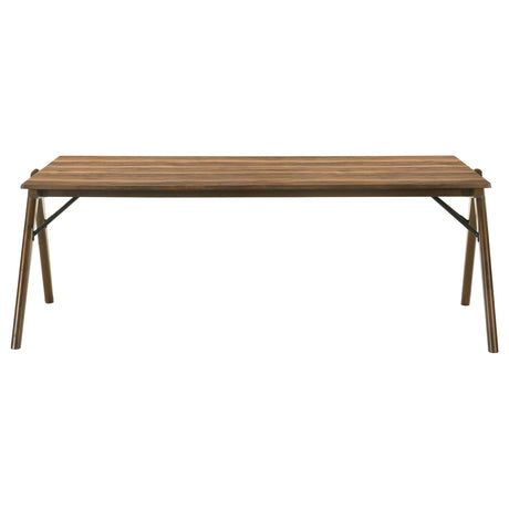 Randolph Sheesham/Brown 79-inch Rectangular Dining Table from Coaster - Luna Furniture