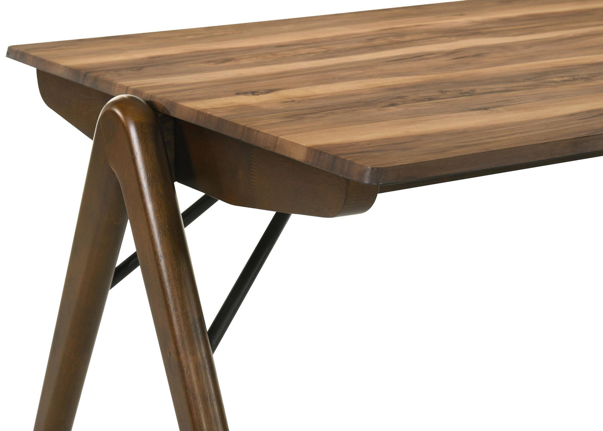 Randolph Sheesham/Brown 79-inch Rectangular Dining Table from Coaster - Luna Furniture