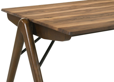 Randolph Sheesham/Brown 79-inch Rectangular Dining Table from Coaster - Luna Furniture