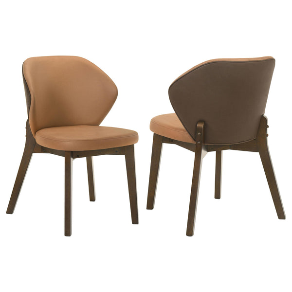 Randolph Butterscotch/Brown Dining Side Chair, Set of 2