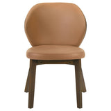 Randolph Butterscotch/Brown Dining Side Chair, Set of 2 from Coaster - Luna Furniture