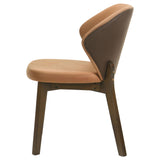 Randolph Butterscotch/Brown Dining Side Chair, Set of 2 from Coaster - Luna Furniture