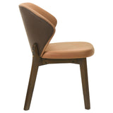 Randolph Butterscotch/Brown Dining Side Chair, Set of 2 from Coaster - Luna Furniture