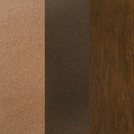 Randolph Butterscotch and Brown Upholstered Counter Height Chair, Set of 2 from Coaster - Luna Furniture