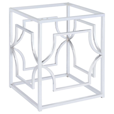 Starlight Chrome Dining Table Base from Coaster - Luna Furniture