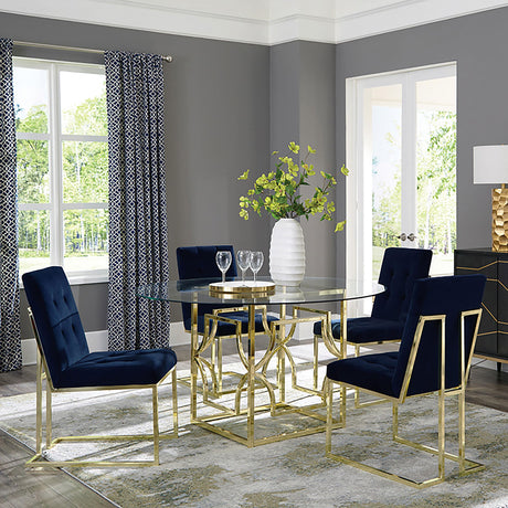 Starlight Brass Dining Table Base from Coaster - Luna Furniture