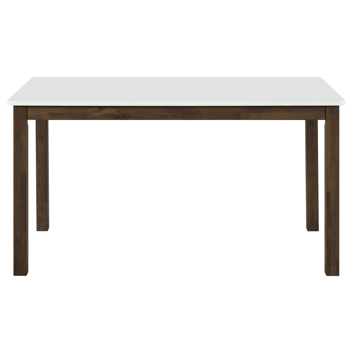Merrin Off White and Walnut 7-Piece 55-inch Rectangular Dining Set from Coaster - Luna Furniture