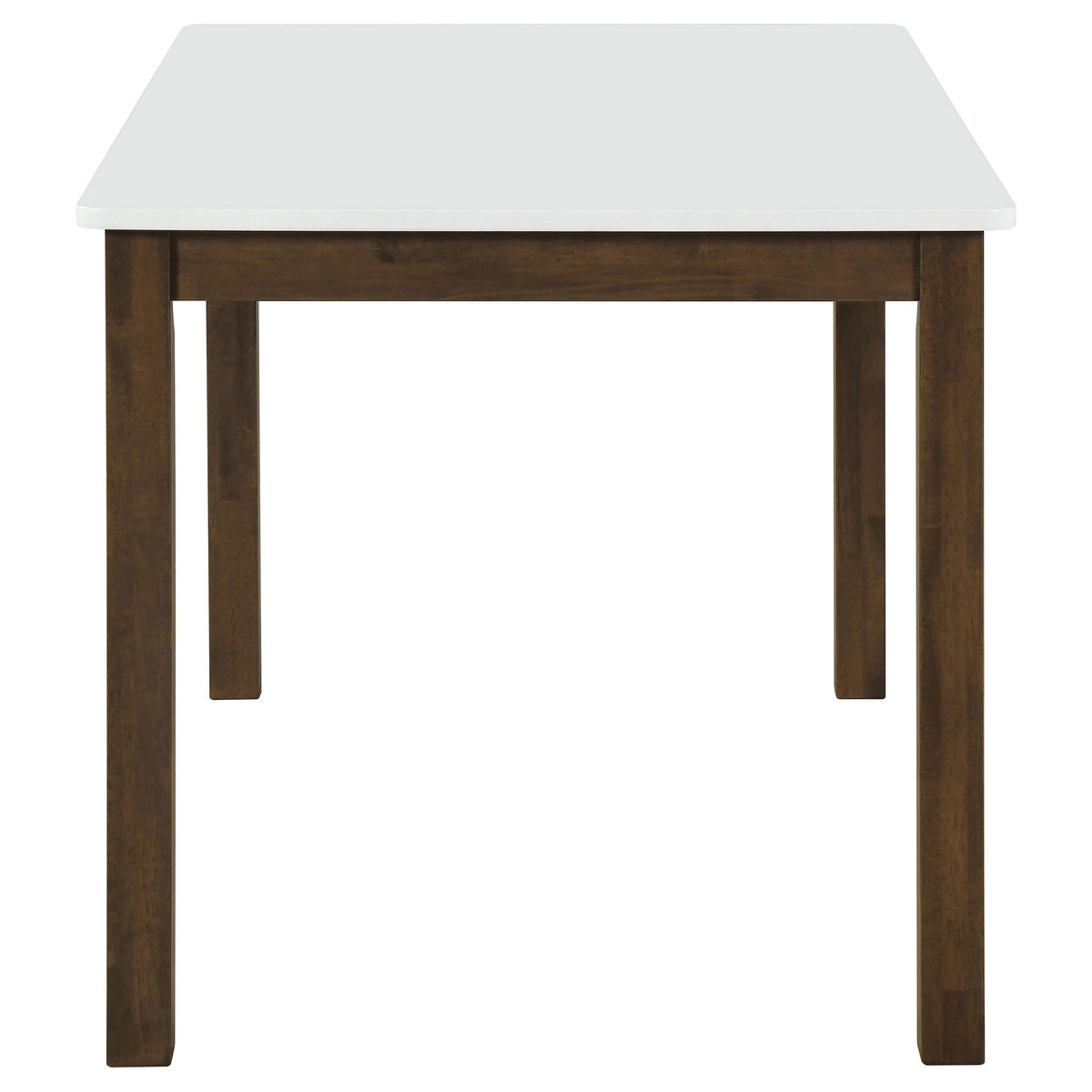 Merrin Off White and Walnut 7-Piece 55-inch Rectangular Dining Set from Coaster - Luna Furniture