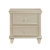 Celandine Silver 5-Piece Bedroom Set (Queen Bed, Nightstand, Dresser, Mirror, Chest) from Homelegance - Luna Furniture