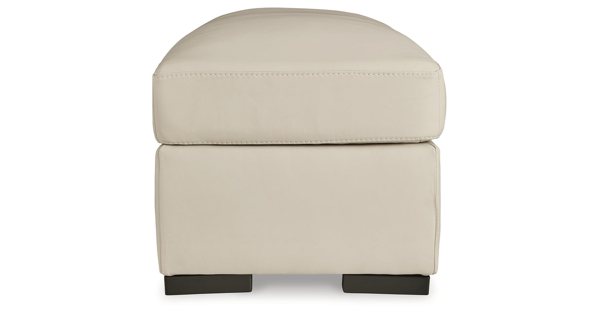 Tresure Trove Almond Ottoman from Ashley Furniture - Luna Furniture
