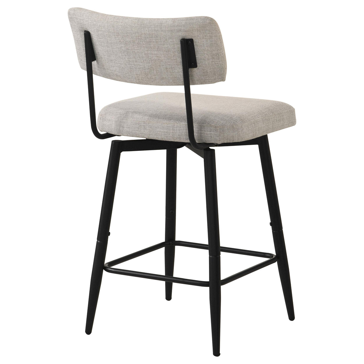 Levine Cream Fabric Upholstered Swivel Counter Chair, Set of 2 from Coaster - Luna Furniture