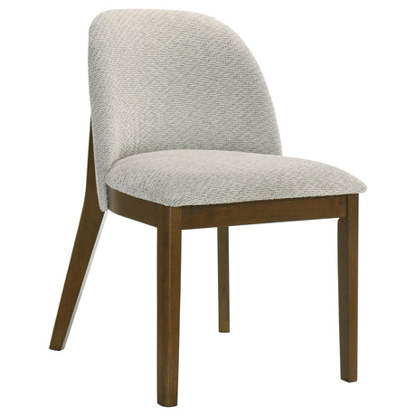 Mueller Brown/Beige 5-Piece 48-inch Round Dining Set from Coaster - Luna Furniture