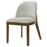 Mueller Brown/Beige Upholstered Dining Side Chair, Set of 2 from Coaster - Luna Furniture