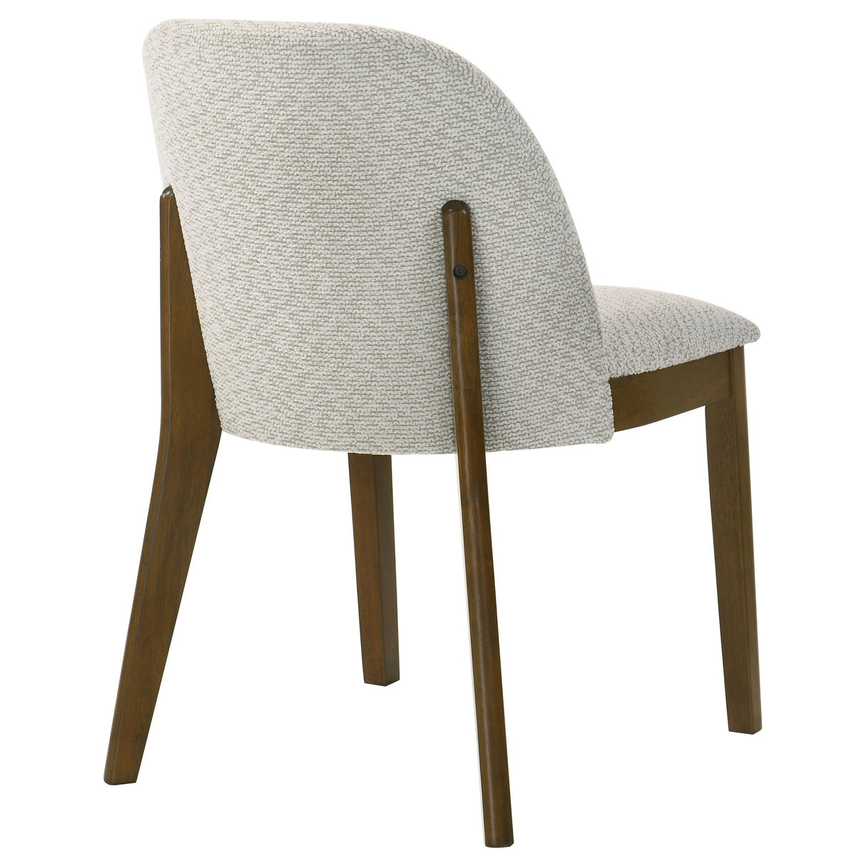 Mueller Brown/Beige Upholstered Dining Side Chair, Set of 2 from Coaster - Luna Furniture