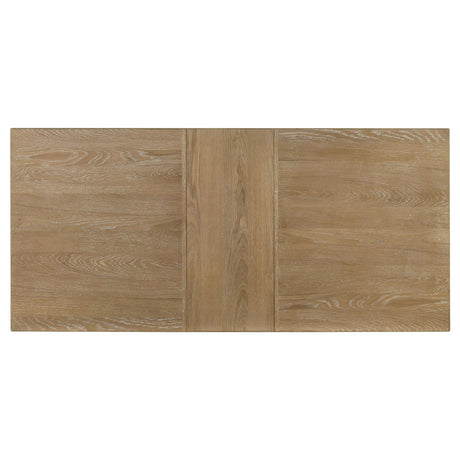 Adina Distressed Light Brown 10-Piece Extension Dining Set with Sideboard from Coaster - Luna Furniture