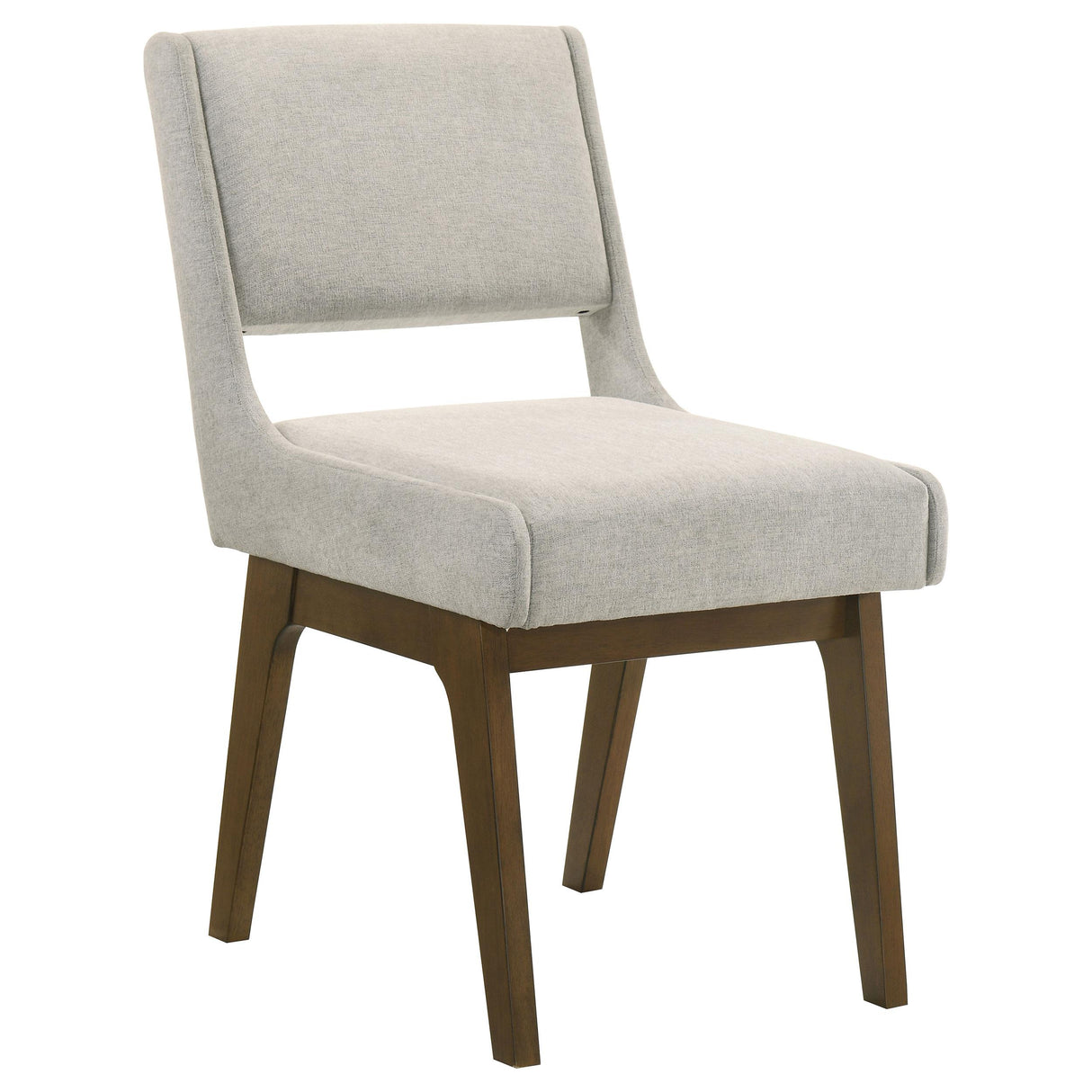 Galindo Walnut/Light Gray 5-Piece 52-inch Round Dining Set from Coaster - Luna Furniture