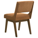 Galindo Walnut/Nutmeg 5-Piece 52-inch Round Dining Set from Coaster - Luna Furniture
