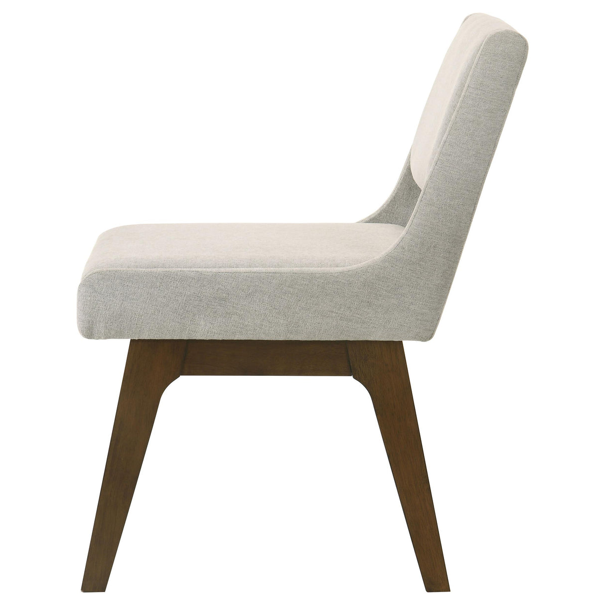 Galindo Upholstered Dining Side Chair Light Grey (Set of 2) from Coaster - Luna Furniture