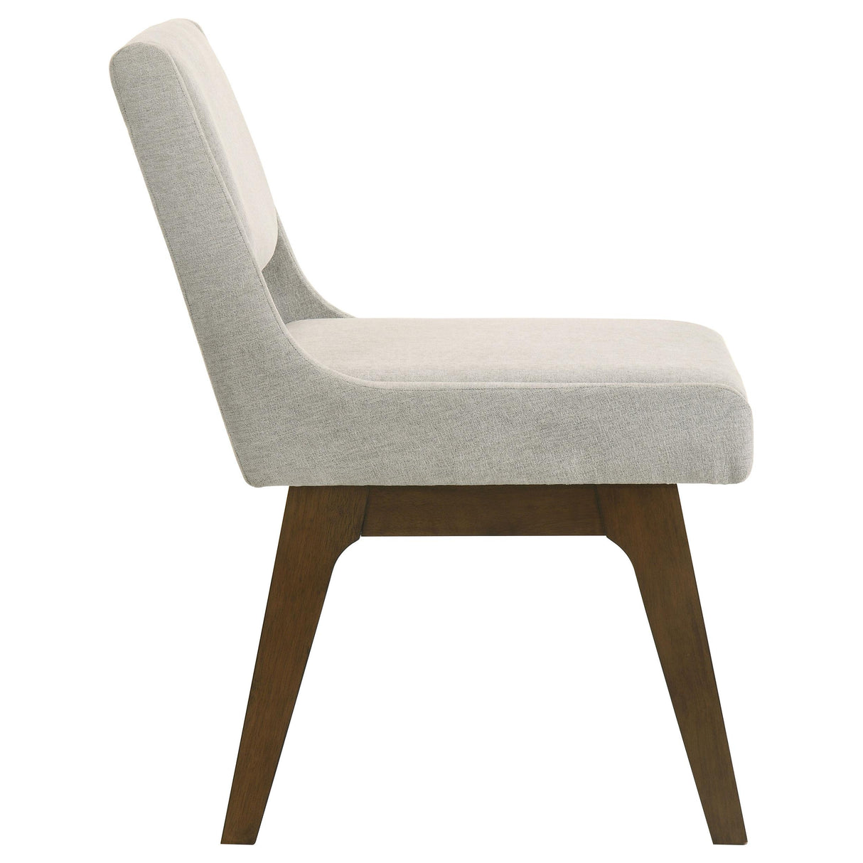 Galindo Upholstered Dining Side Chair Light Grey (Set of 2) from Coaster - Luna Furniture