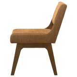 Galindo Nutmeg / Walnut Upholstered Dining Side Chair (Set of 2) from Coaster - Luna Furniture