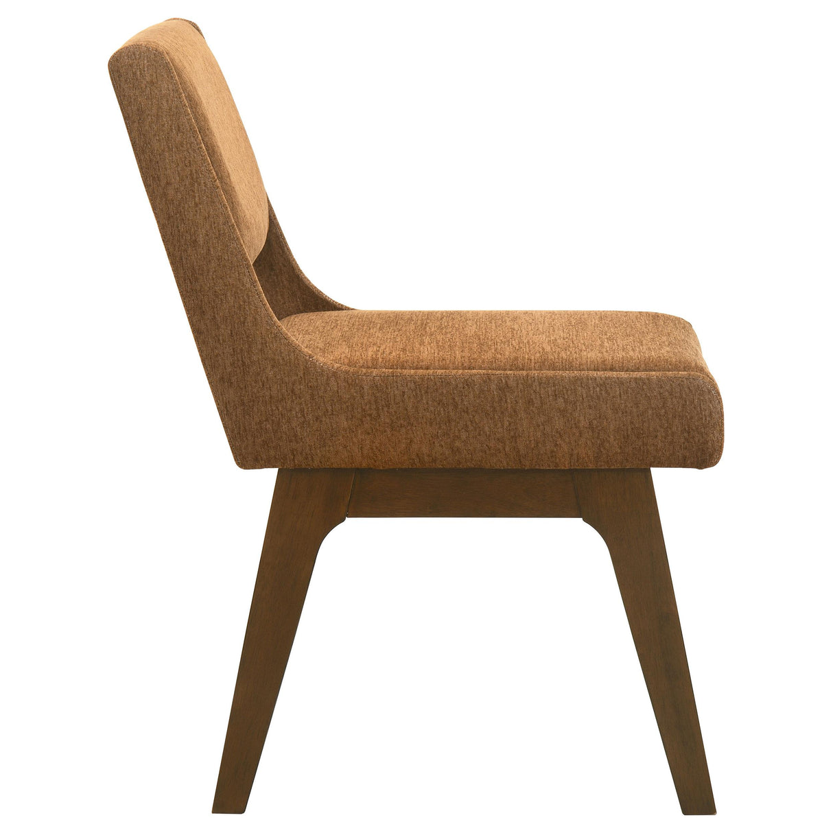 Galindo Nutmeg / Walnut Upholstered Dining Side Chair (Set of 2) from Coaster - Luna Furniture
