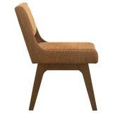 Galindo Nutmeg / Walnut Upholstered Dining Side Chair (Set of 2) from Coaster - Luna Furniture