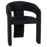 Carlow Black Upholstered Dining Arm Chair, Set of 2 from Coaster - Luna Furniture