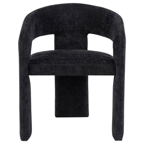 Carlow Black Upholstered Dining Arm Chair, Set of 2 from Coaster - Luna Furniture