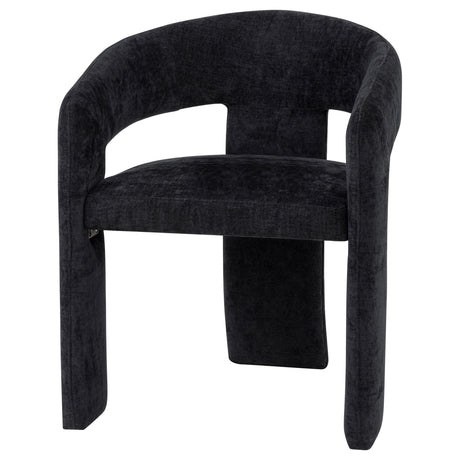 Carlow Black Upholstered Dining Arm Chair, Set of 2 from Coaster - Luna Furniture