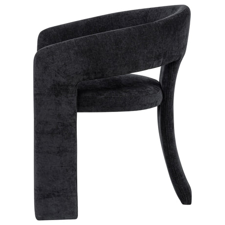 Carlow Black Upholstered Dining Arm Chair, Set of 2 from Coaster - Luna Furniture