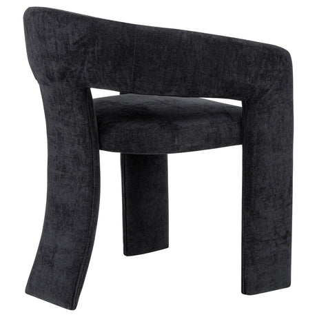 Carlow Black Upholstered Dining Arm Chair, Set of 2 from Coaster - Luna Furniture