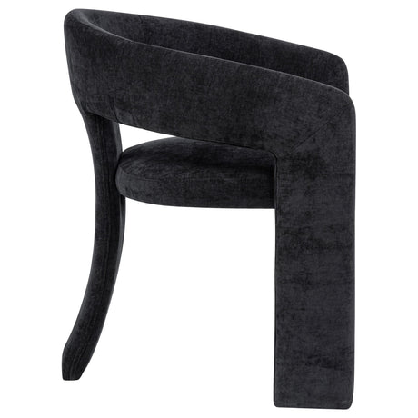 Carlow Black Upholstered Dining Arm Chair, Set of 2 from Coaster - Luna Furniture