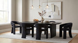Carlow Black Upholstered Dining Arm Chair, Set of 2 from Coaster - Luna Furniture