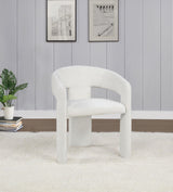 Carlow White Upholstered Dining Arm Chair, Set of 2 from Coaster - Luna Furniture
