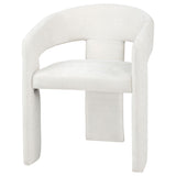 Carlow White Upholstered Dining Arm Chair, Set of 2 from Coaster - Luna Furniture