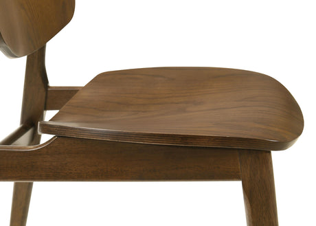 Franklin Dark Brown 5-piece 54-inch Round Dining Table Set from Coaster - Luna Furniture