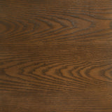 Franklin Dark Brown 54-inch Round Wood Pedestal Base Dining Table from Coaster - Luna Furniture